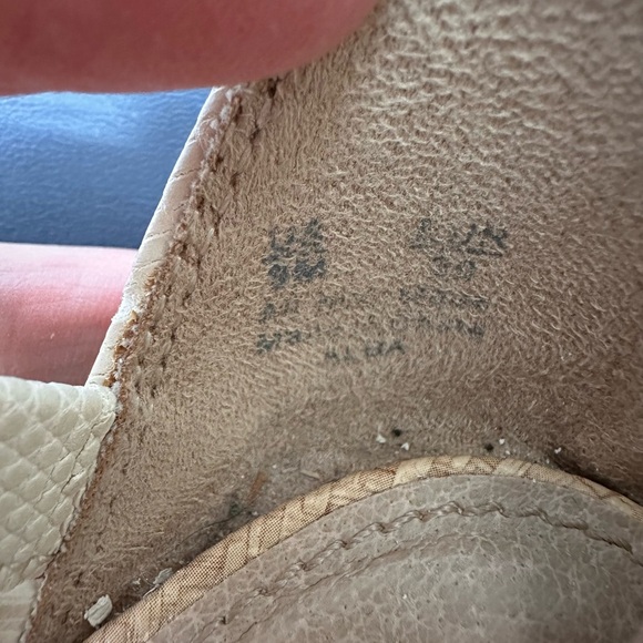 Sam Edelman Cream Lace-Up Sandals - Picture 5 of 10